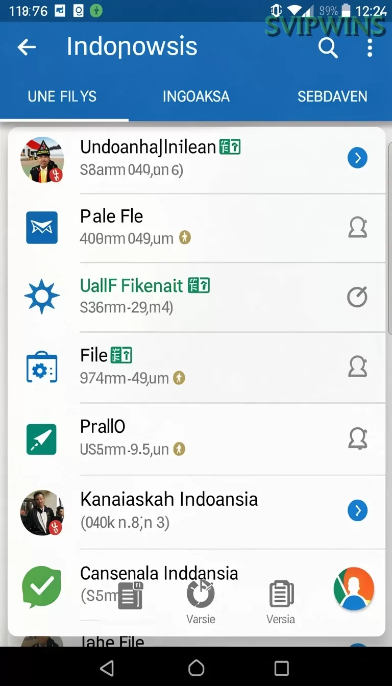 Cuplikan layar RT88 — aktivitas