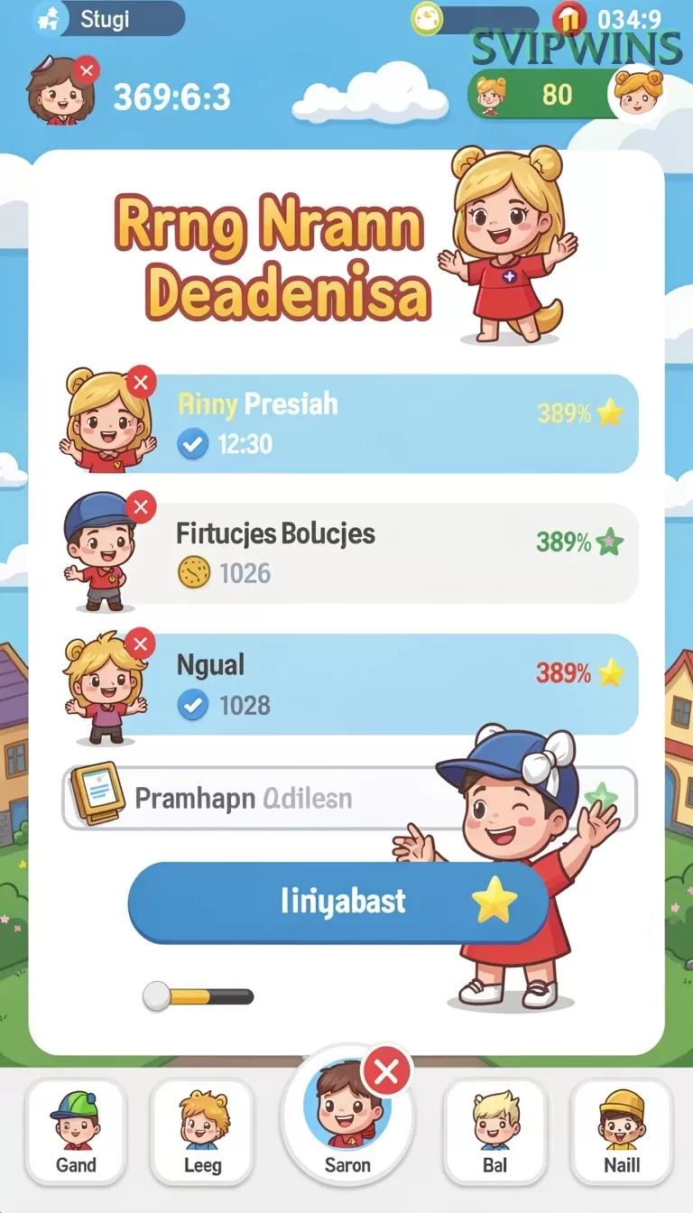 Cuplikan layar 98SPIN — menu navigasi