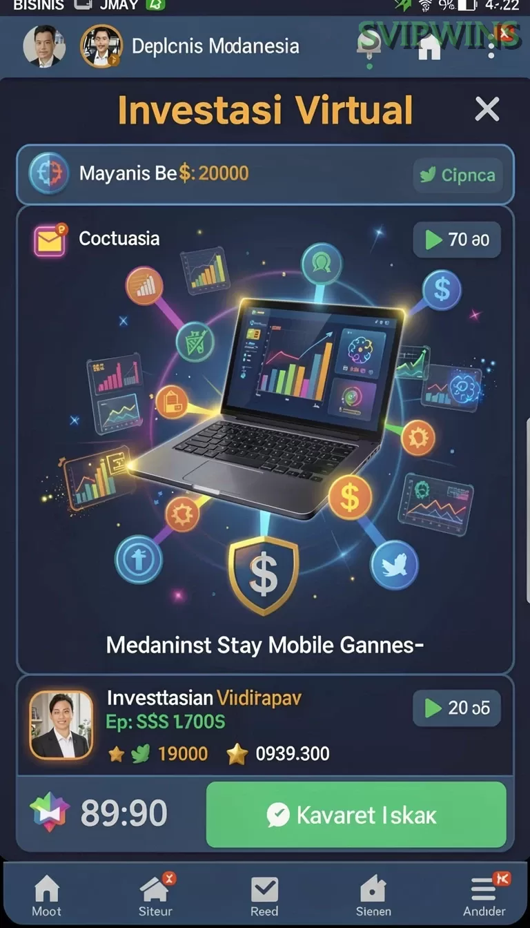 Cuplikan layar IDCASH88 — menu navigasi